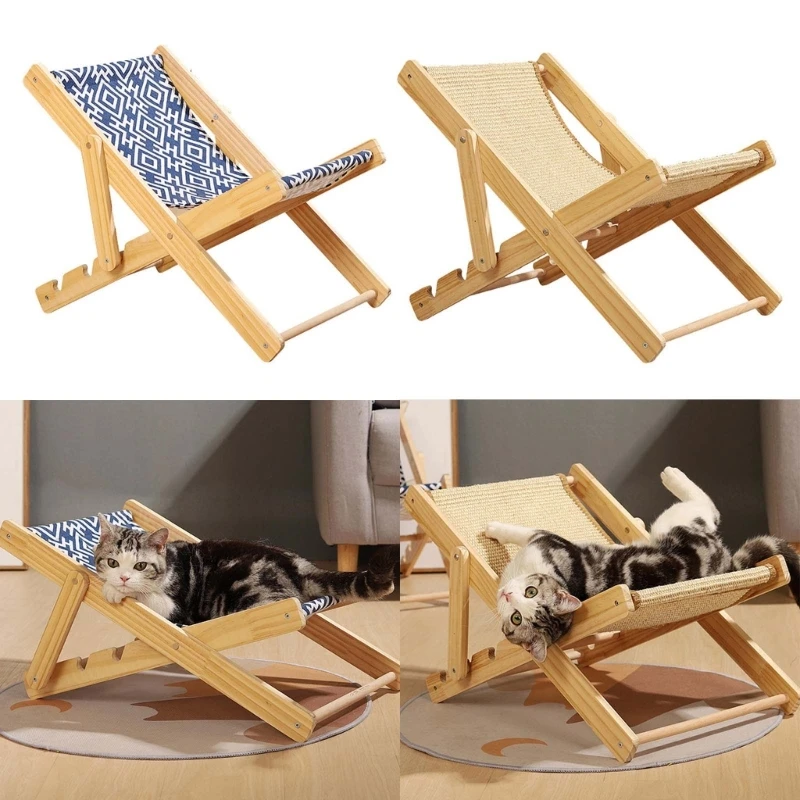 

Cat Scratching Pad Sofa Bed Deck Chair Grinding Claws Scratcher Bed Mat Drop Shipping