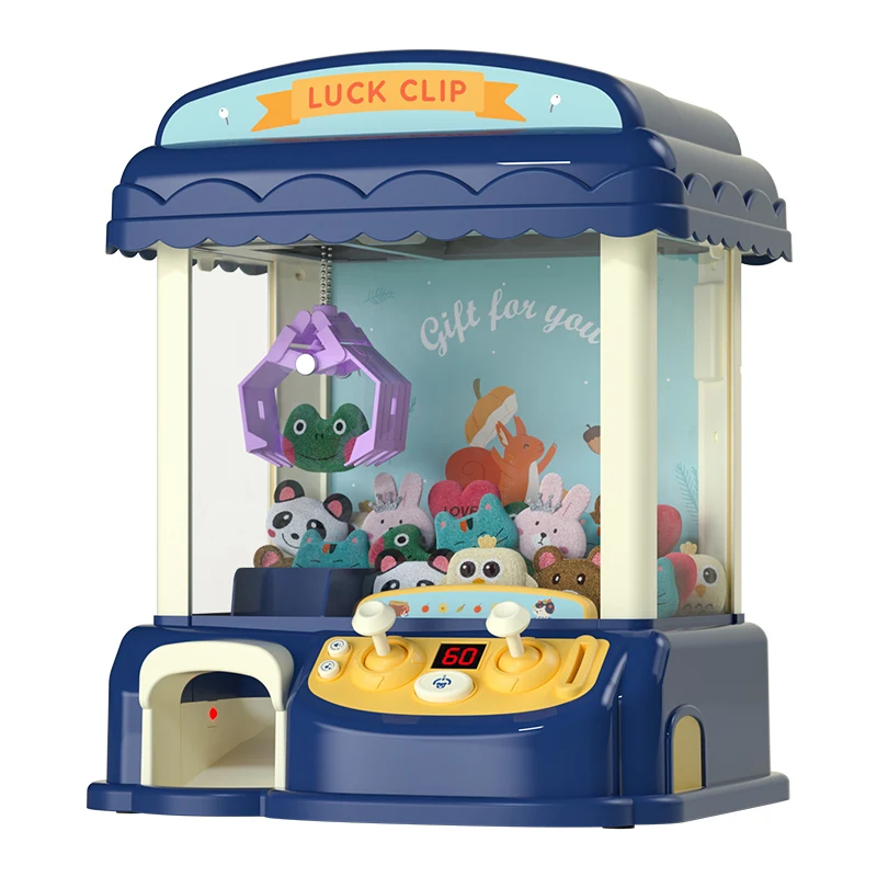 Claw Machine for Kids,Mini Vending Machines Candy Grabber Prize Dispenser Toys for Girls,Electronic Arcade Claw Game Machine for 2