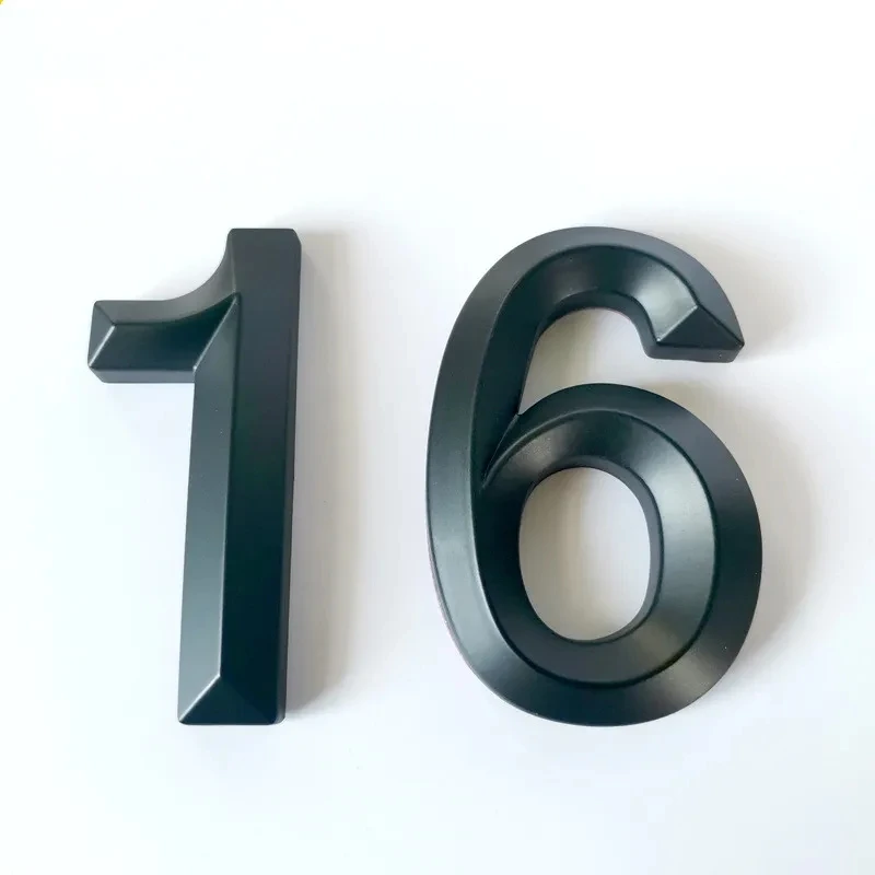7CM House Number Stickers 3D Self Adhesive Door Plate Sign Digits Apartment Hotel Office Door Address ABS Plastic Label house number signs door signs house numbers number plate