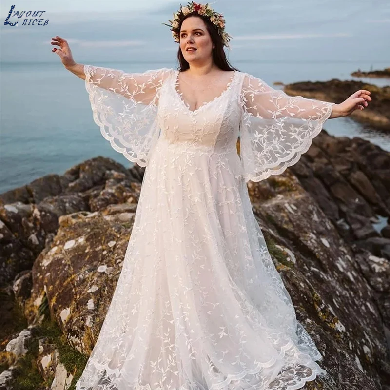 Plus Size Wedding Dress Beach