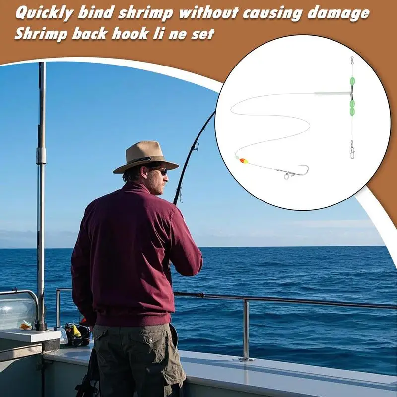 1PC Pompano Rigs Surf Fishing Rigs With Snell Floats Saltwater Fishing Rigs Live Bait Rigs Circles Hooks Beach Surf Fishing Rig