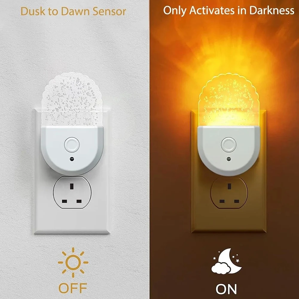 Bedside Lamp Night Light EU US Plug Eye Protection LED Mini Wall Lamp Kids Gift Use For Home Aisle Bedroom Living Room Baby Feed 4