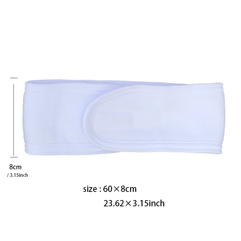 Women Soft Toweling Hair Accessories Girls Yoga Headbands for Face Washing Bath Makeup Hair Band Adjustable SPA Facial Headband