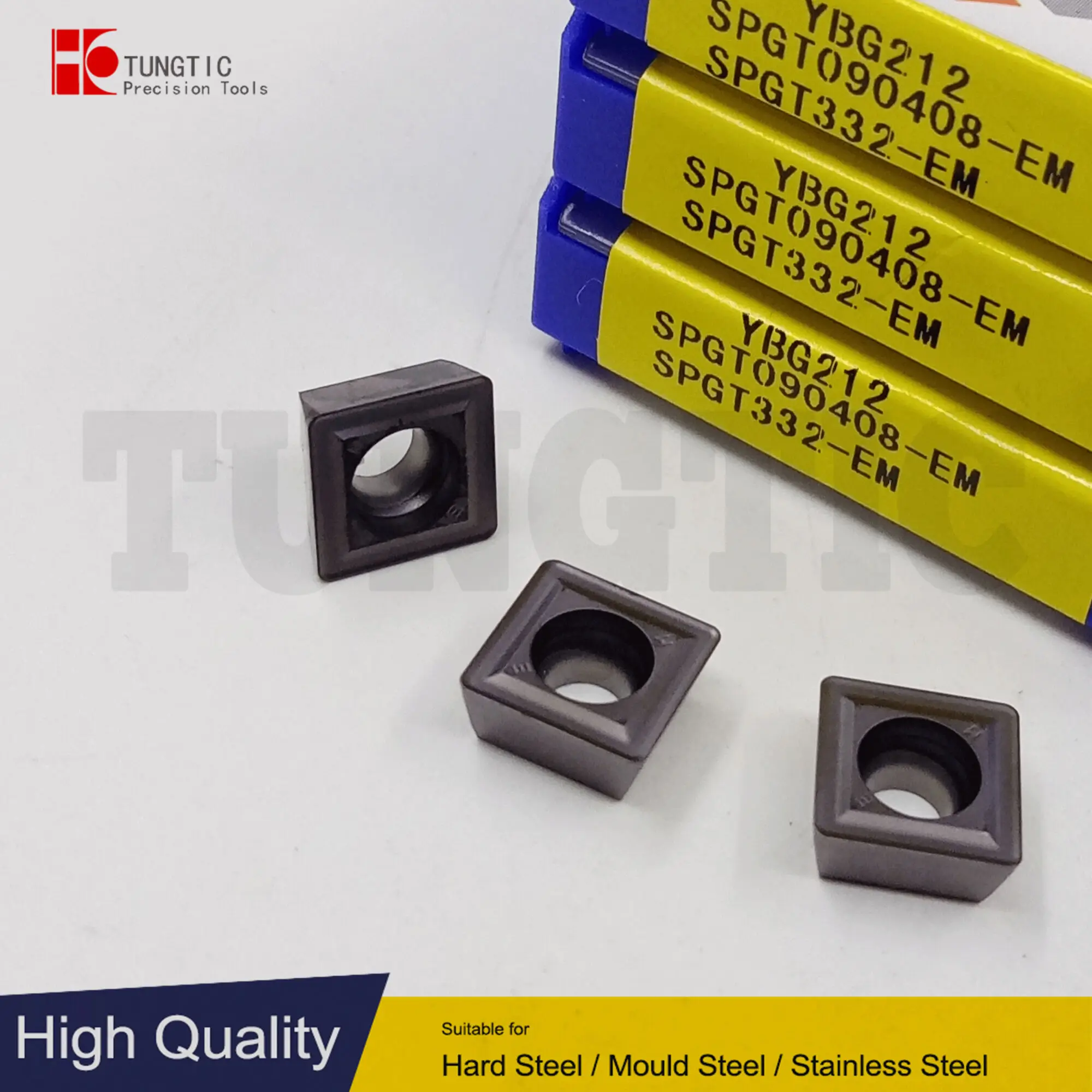

SPGT090408-EM YBG212 YBG205 Milling Inserts Carbide Cutter For CNC SPGT 090408-EM