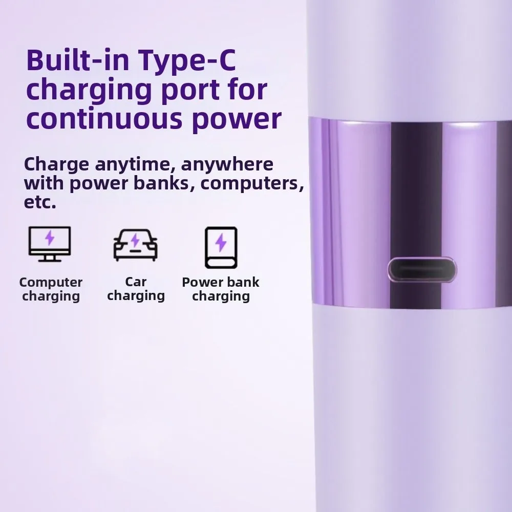 2 in 1 USB Rechargeable Electric Razor Double Head Waterproof Women Shaver Cordless Hair Trimmer For Underarm Face Leg