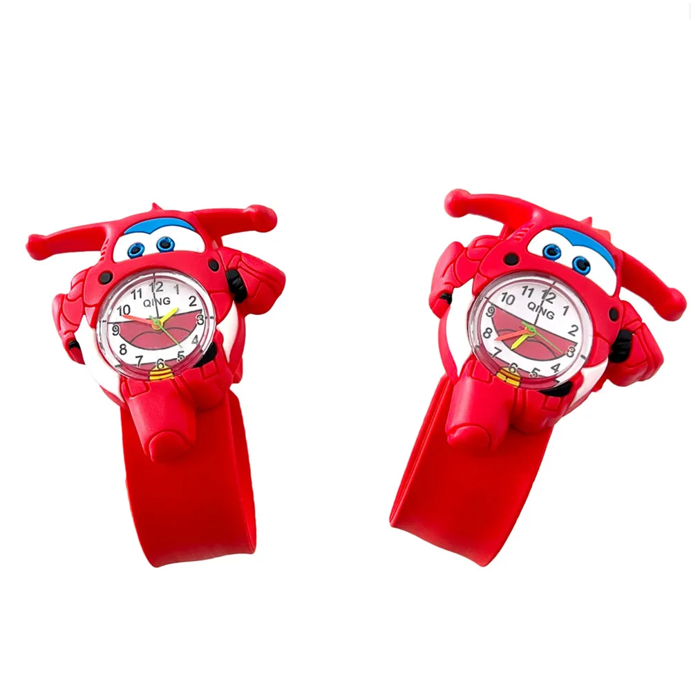 Cartoon Airplane Action Figure Silicone Wristband Gift Toy