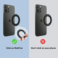 Magnetic Ring Holder For iPhone 14 13 12,Magnet Wall Mobile Phone Holder Magnetic For MagSafe,Car Phone Stand,Sticker Stand 2