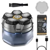 Electric Head Shaver for Bald Men 6D Magnetic Razor Hair Trimmer USB Rechargeable LED Display Waterproof Beard Shavers 1