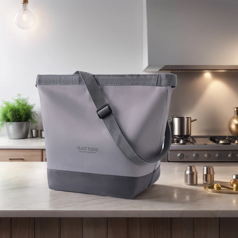 Insulated Waterproof Large-Capacity Lunch Tote for Outdoor Travel and Work