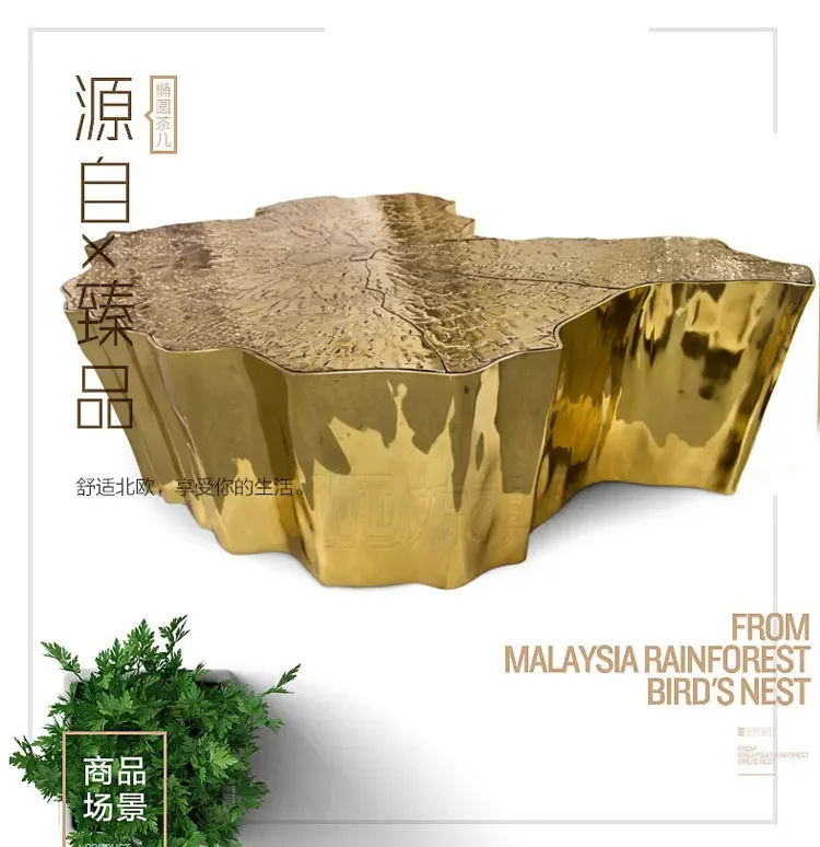 

Специальный боковой столик из нержавеющей стали, образец, Высококачественный простой современный журнальный столик, маленький бытовой классический чайный столик