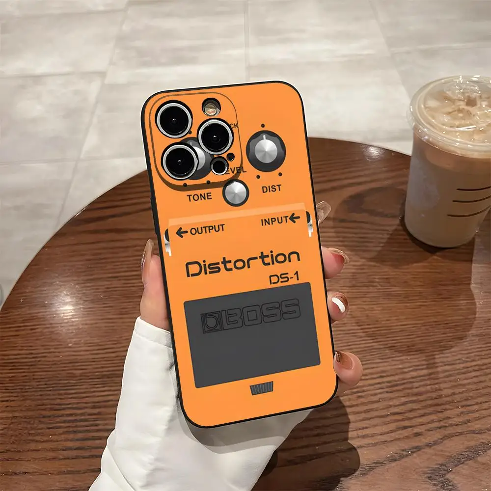 Guitar Pedal Design Shockproof Silicone Phone Case