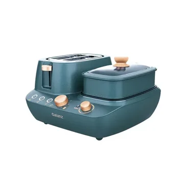 220V Breakfast machine net celebrity household multi-function toaster automatic toasted sandwich toaster toaster EU UK Ice maker 2