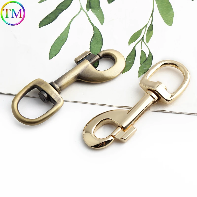 10-40Pcs Metal Leather Belt Snap Hook Swivel Trigger Clip For Bag Webbing Buckle Swivel Lobster Clasps Diy Luggage Hardware