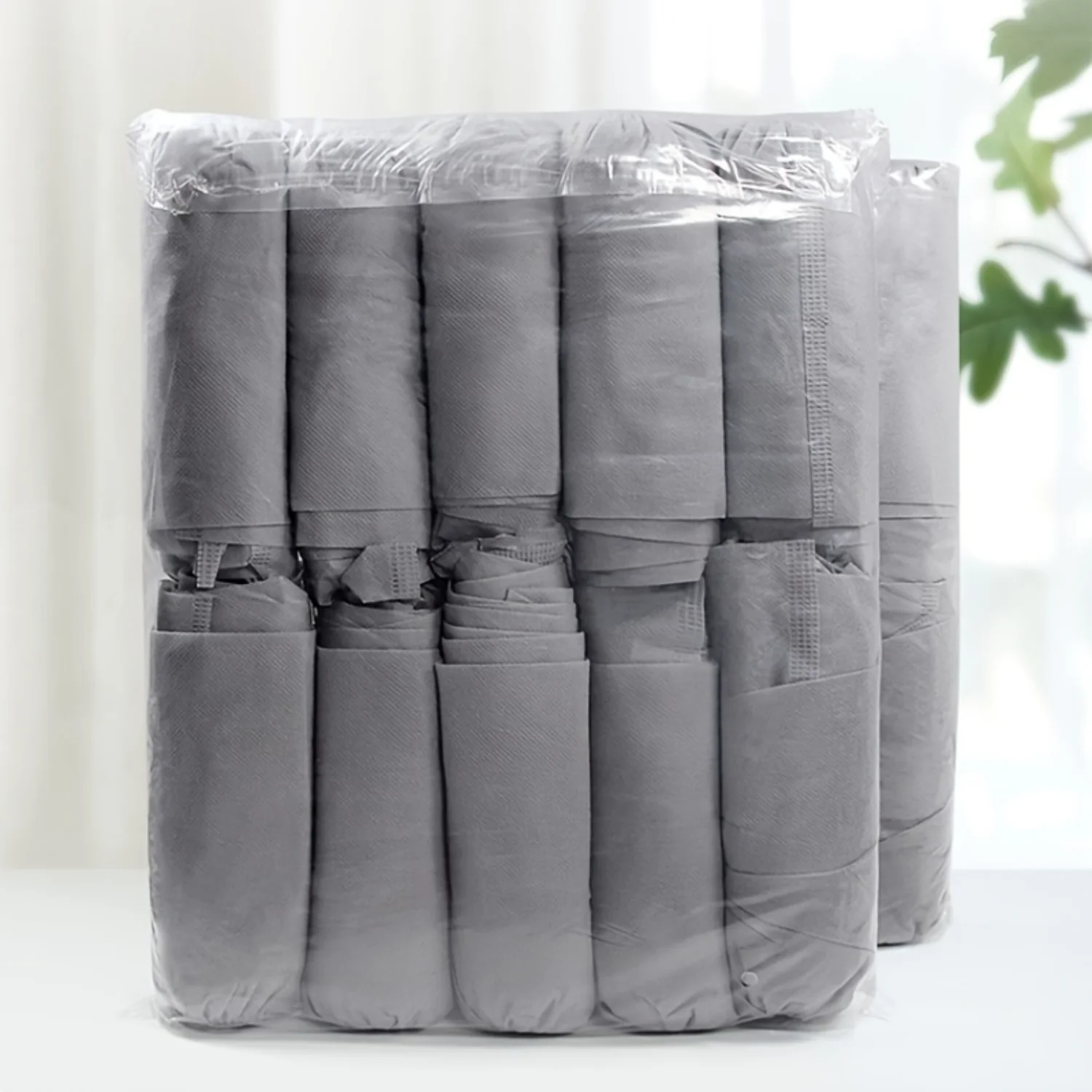 100PCS Waterproof & Non-Slip Shoe Covers-Reusable in Dry Conditions, Easy-On/Easy-Off Design-Ideal for , Office, Hospital Vi