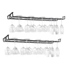 Wine Glass Hanging Rack with Screws Wall Mount Wine Glass Holder Hanger Storage for Bar Kitchen 2