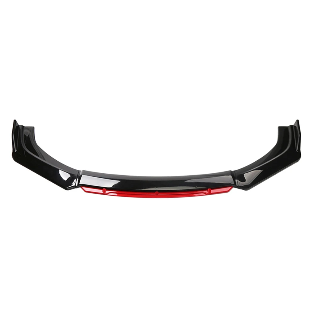 Universal Car Front Bumper Lip Chin Spoiler Splitter Diffuser Bodykit Exterior Accessories Parts 4Pcs/Set