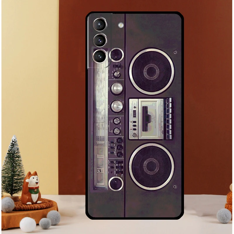 Vintage 80s Boombox Design Phone Case Cover