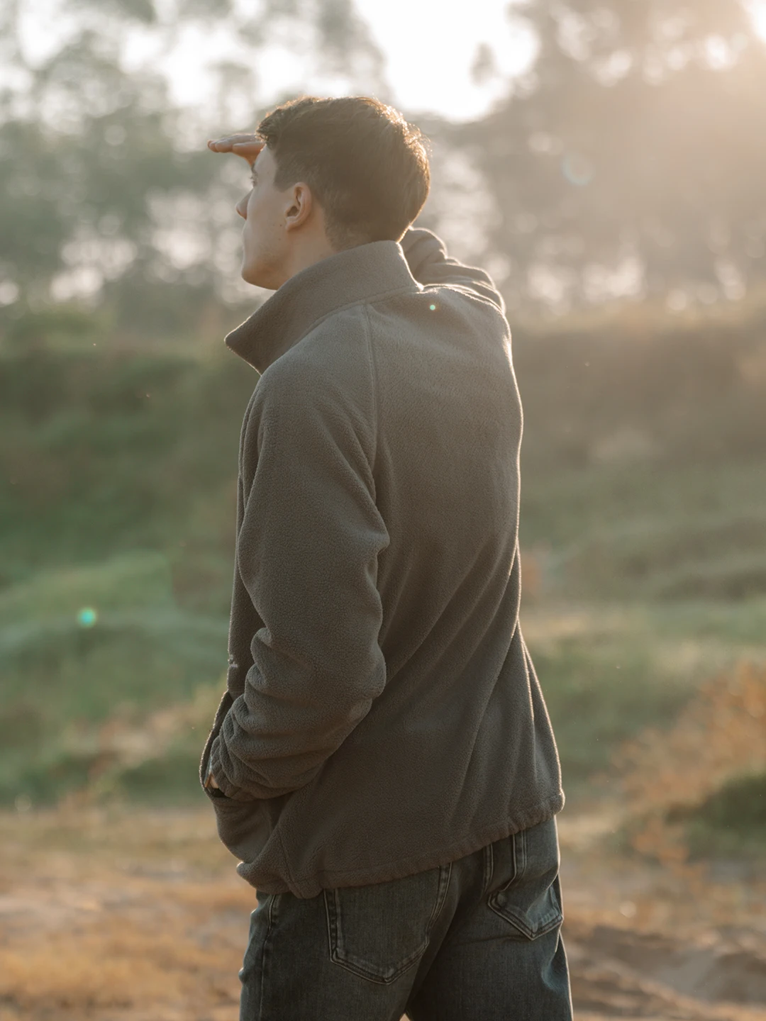 SIMWOOD 남성용 오버사이즈 외부 플리스 재킷, 푹신한 코트, 플러스 사이즈 브랜드 의류, 2024 용수철 신상
