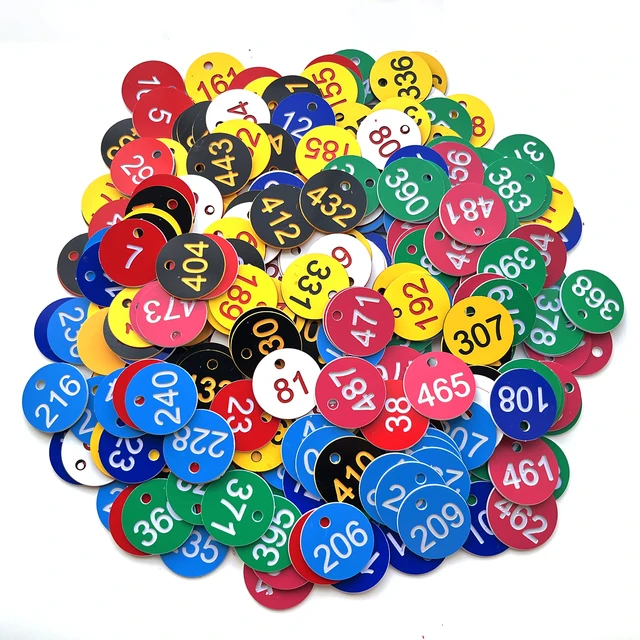 1-500 Számozott Címkézési Tenyésztési Farm Méhkamárcímke Méhészeti Doboz Szekvenciális Számok Állati Állatok Kerti Jelölője - Image 4