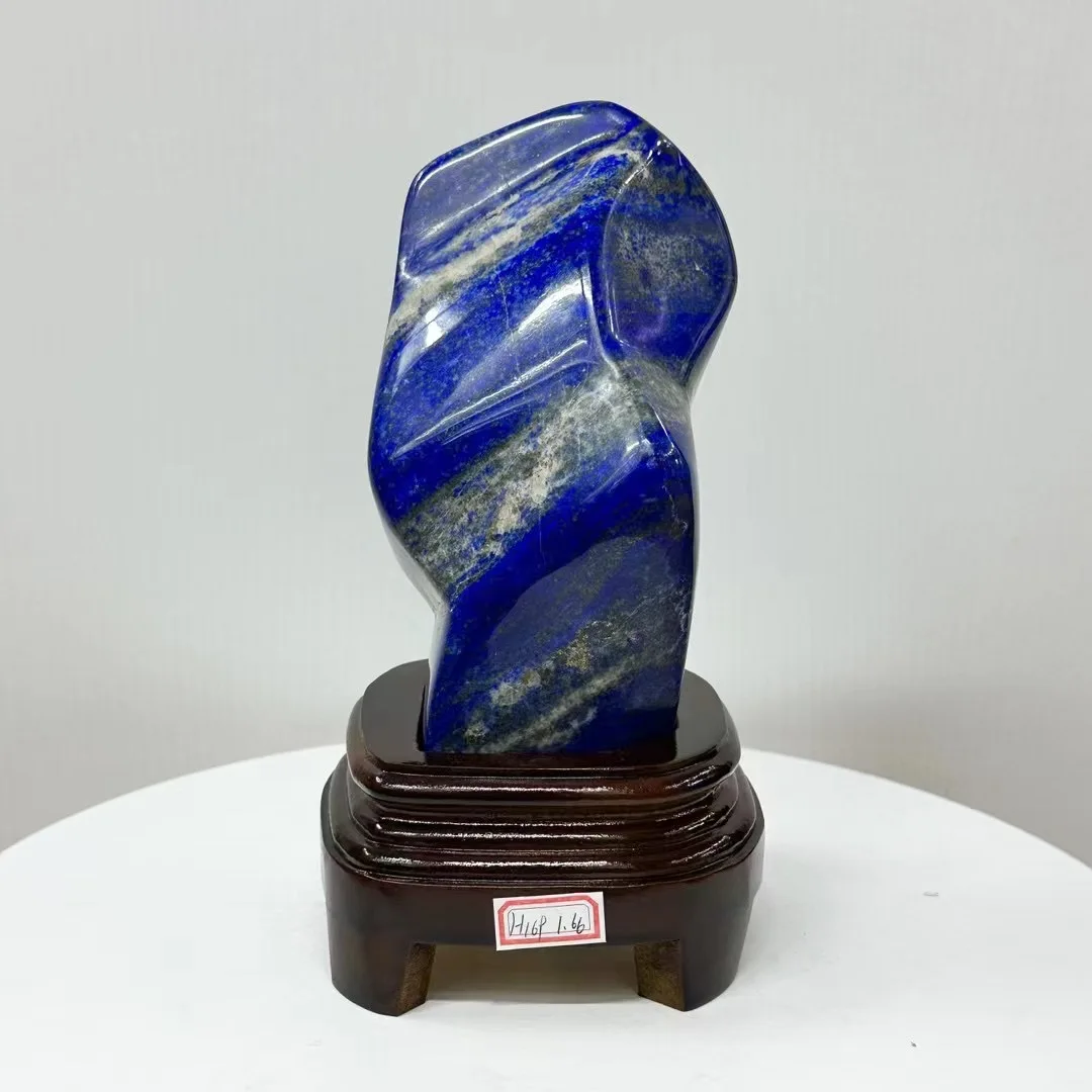 TOP Quality Natural Lapis Lazuli Original Raw Mineral Specimen Rock Crystal Furnishings Healing Apartment Decorate Smooth Stones 6