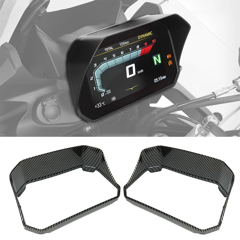 

Carbon Look Sun Visor Instrument Hat For BMW R1300GS R 1300GS R1300 GS R 1300 GS 2023 2024 Cover Protection Parts