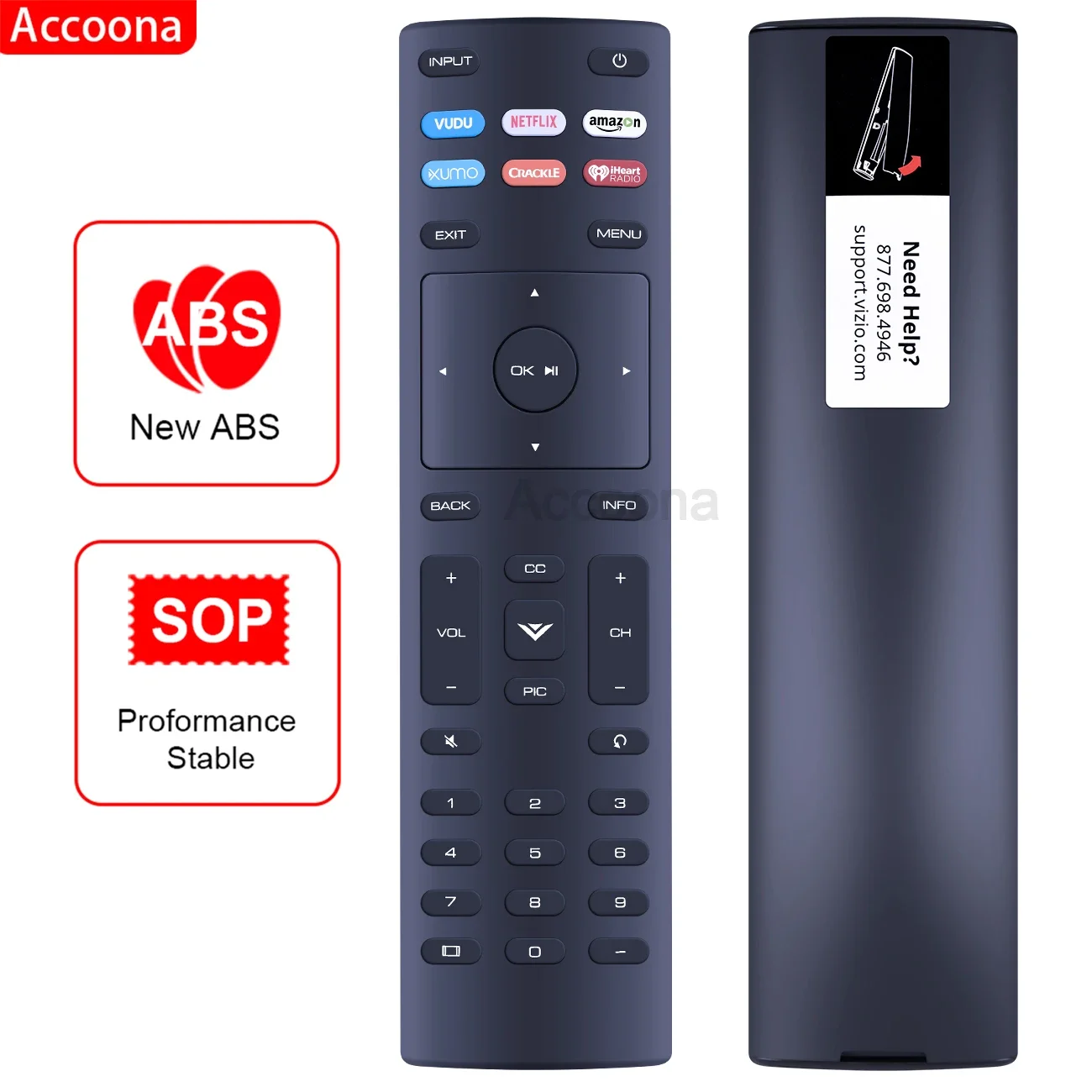 

New XRT136 Universal Wireless TV Remote Control Compatible With All for VIZIO Smart TV LED LCD HD 4K UHD HDR D/M/P/V/PX/E-Series