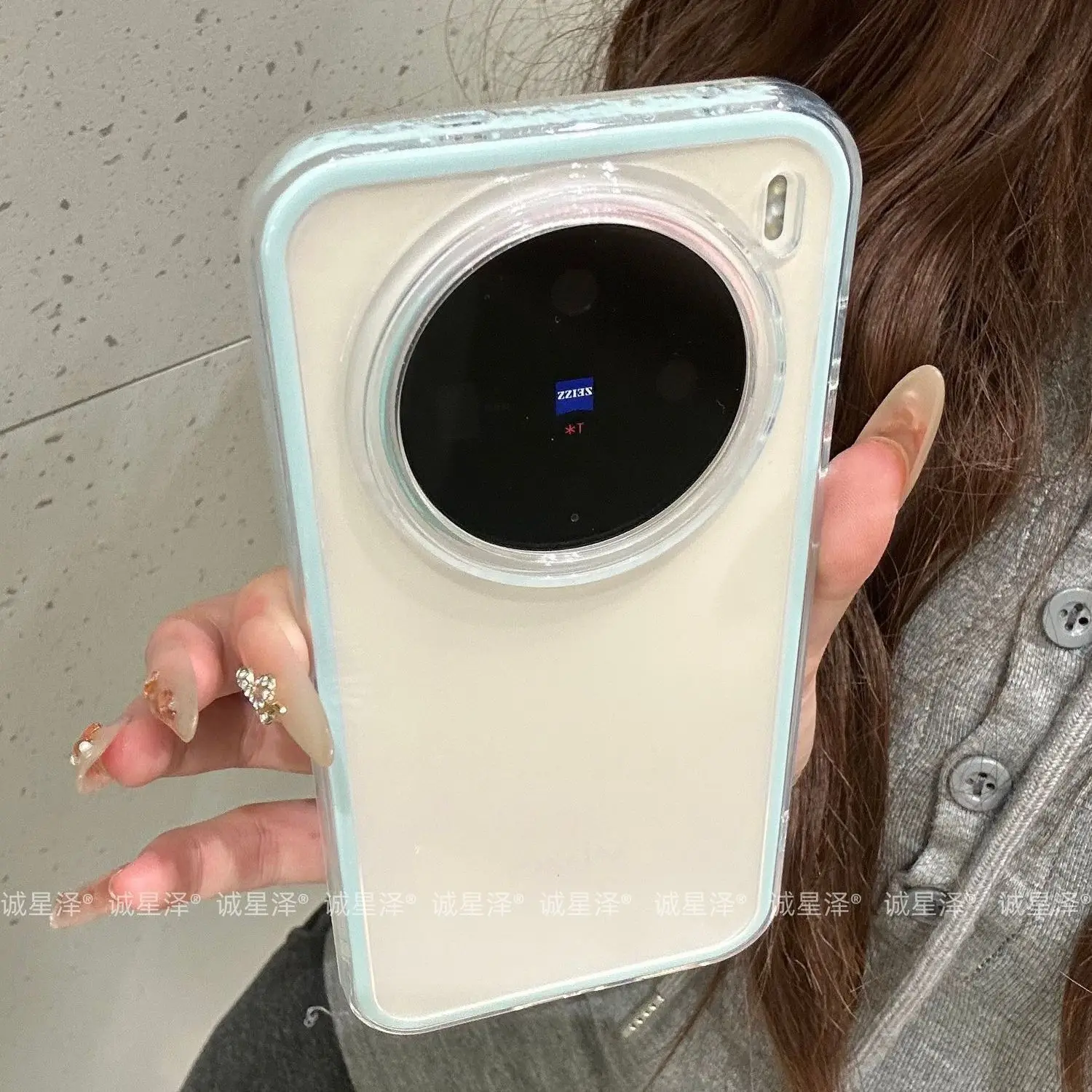 Sleek Silicone Matte Back Cover with Skin-Friendly Bumper