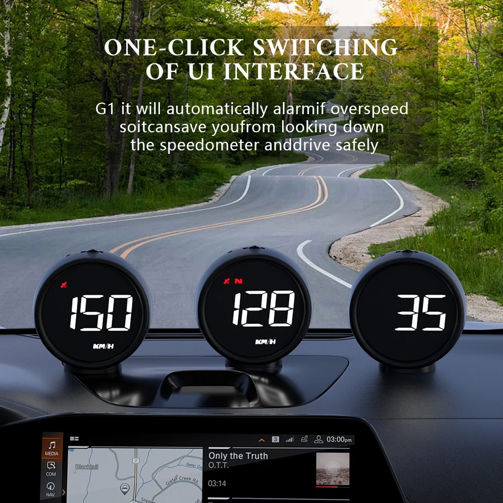 ZQKJ G1  HUD GPS º ǻ    ÷, ڵ ӵ, ӵ  ,  ڵ ׼