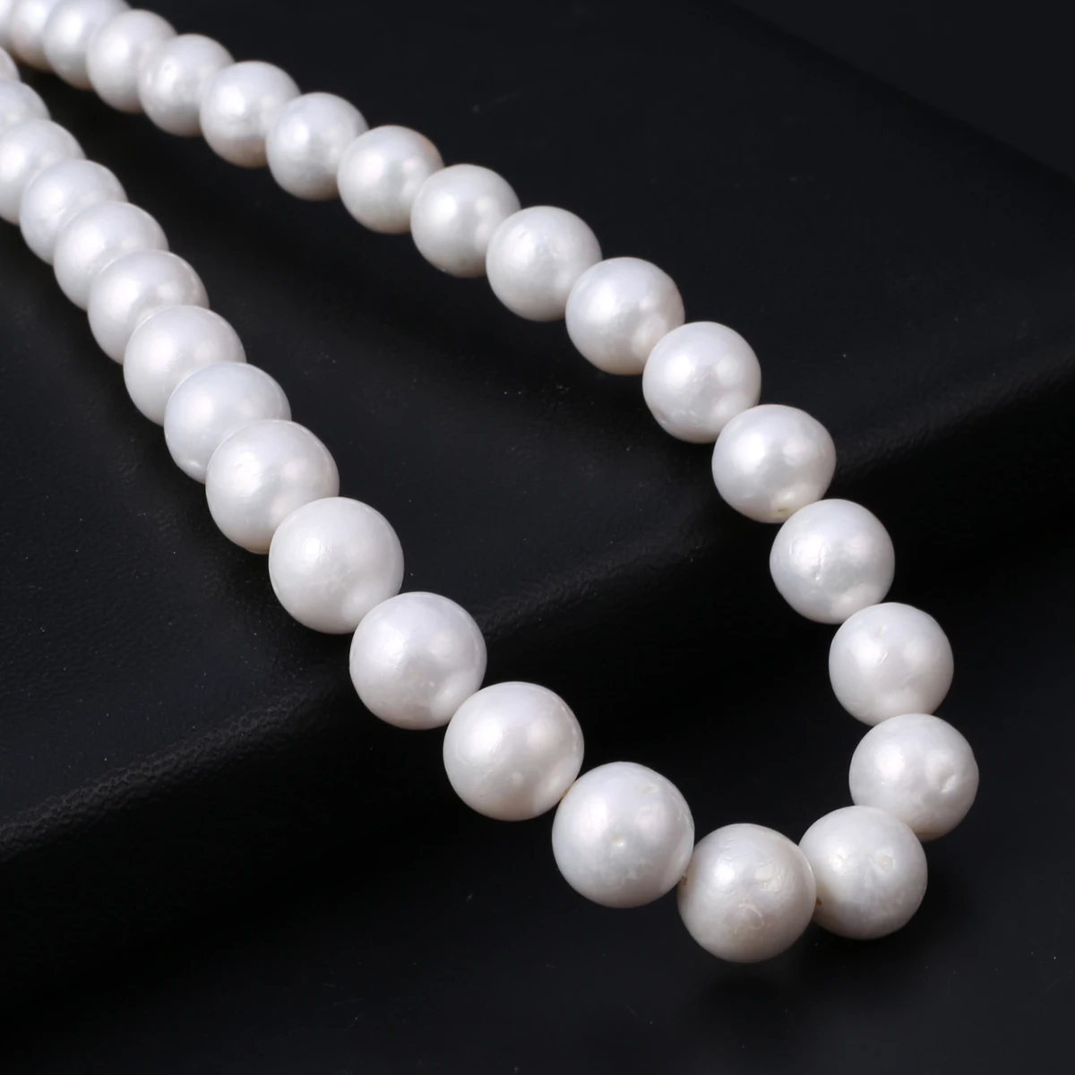 Wholesale AA+ Natural White Freshwater Pearl Round Loose Spacer Beads For DIY Making Bracelet Necklace Jewelry Strand 10-11mm