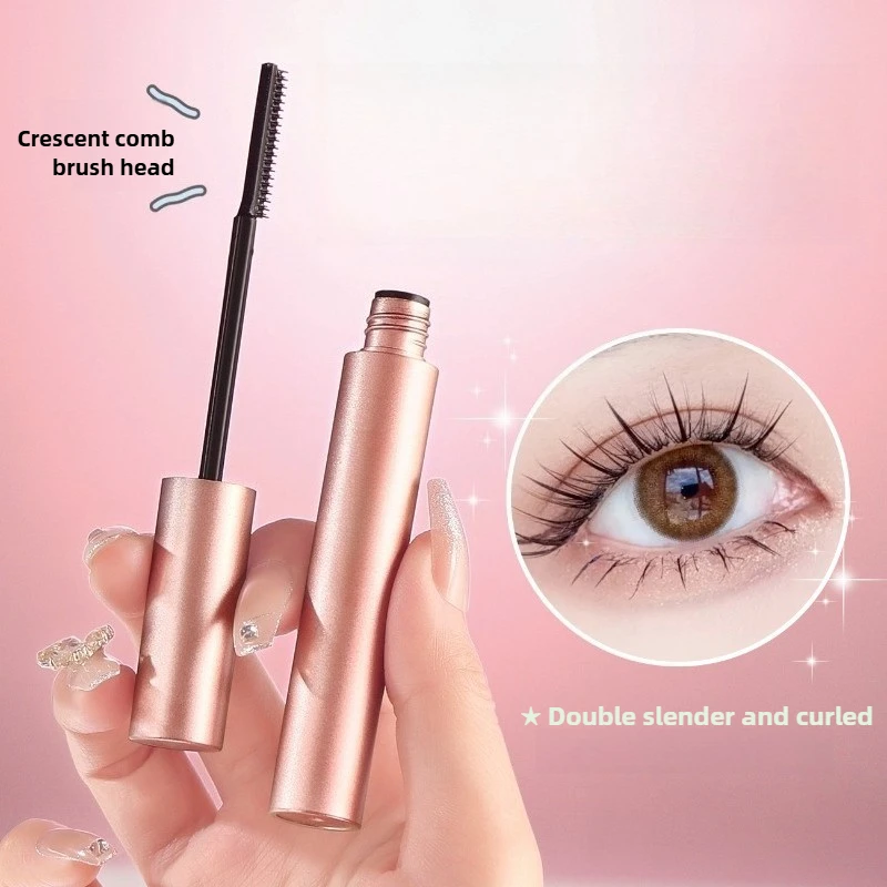 1pc Fine Tooth Comb Mascara Eye Makeup Products Essential For Natural Curling Lengthening Waterproof Slender Small Brush Head_voghion.com