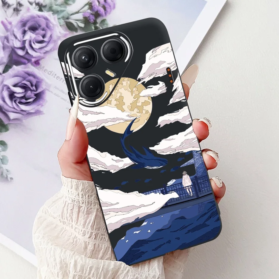 Stylish Painted Soft Silicone Phone Case Cover