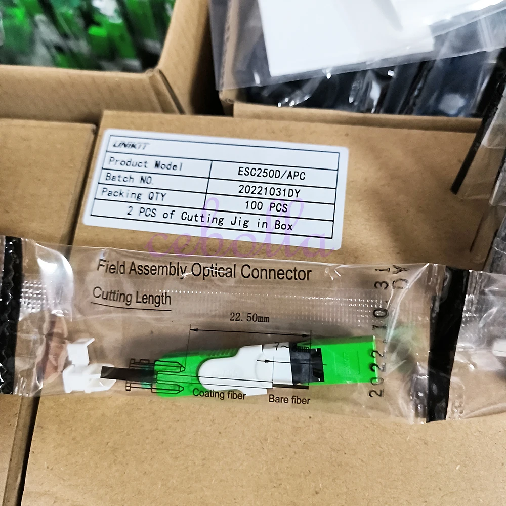 UNIKIT ESC250D Optic Fast Connector SC/APC SC UPC Optic Fiber Quick Connector SC/UPC Single Mode FTTH