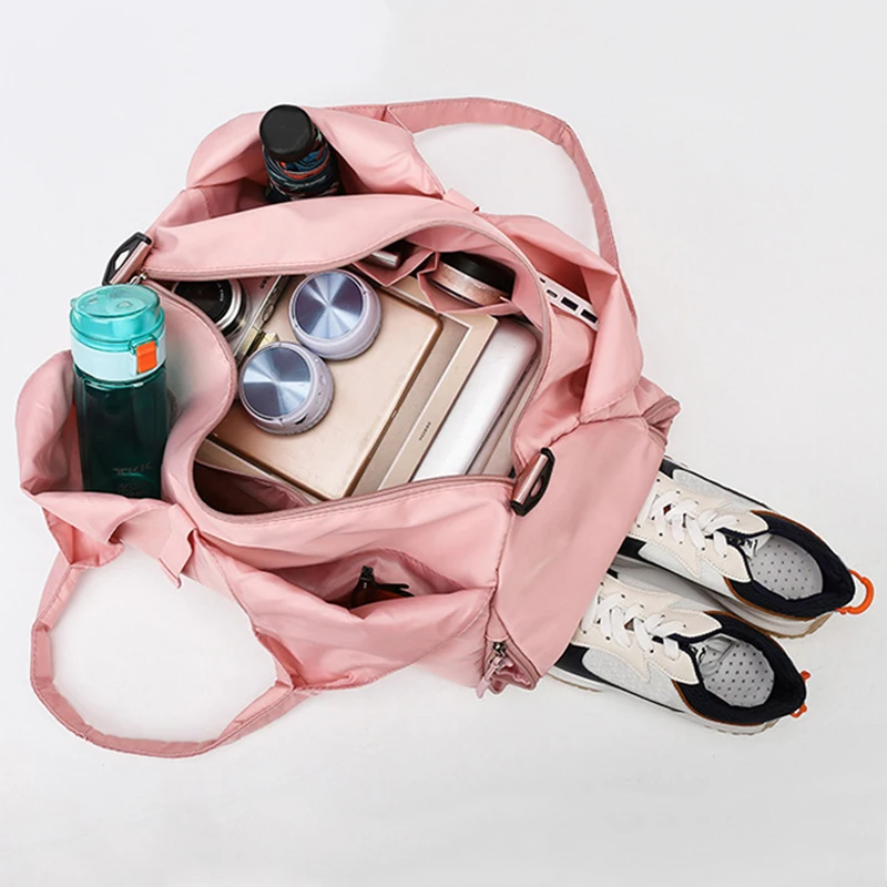 Yoga Mat Bag Sports Gym Bag For Women Yoga Pad Handbags Dry Wet Outdoor Travel Tote With Shoulder Strap Sac De Sport Carry On