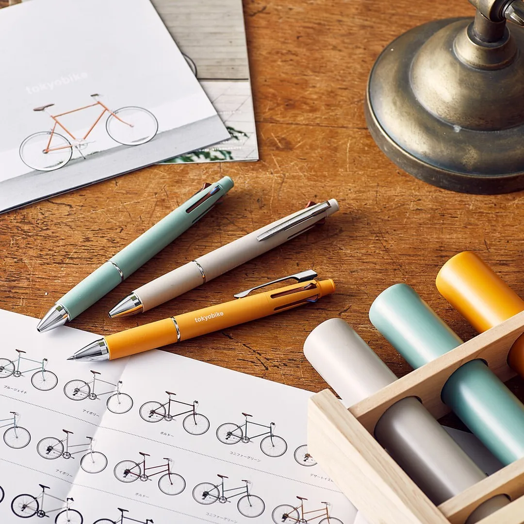 Japan Uni & Tokyobike Joint Name Special Edition Jetstream Multi-function Ballpoint Pen Module Neutral Oil Pen