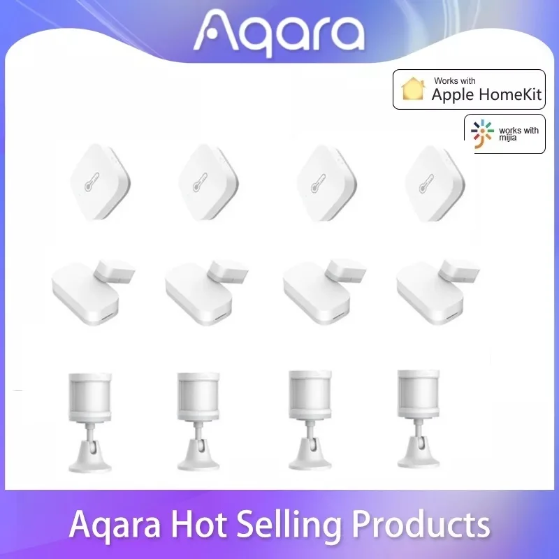 AqaraZigBeeSensorsHumanBodySensorTemperatureDoorSensorWireless