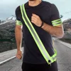 Reflective Safety Shoulder Belt High Visibility Reflective Elasticated Strip Adjustable Visible Night Safety Reflective Belt 1
