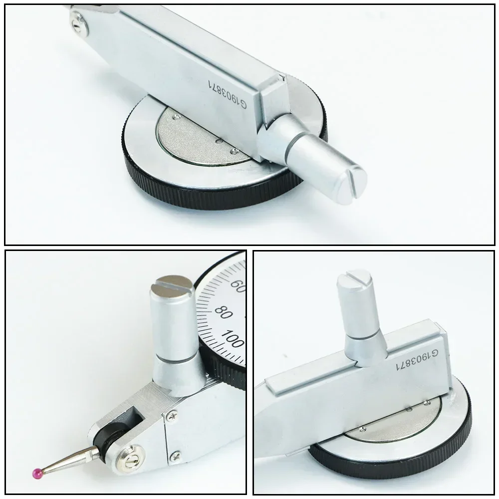 Dial Indicator Gauge Dial Indicator Shahe Dial Test Indicator 0.002 mm Shockproof With Ruby Probe Test Gauge Measure Tool
