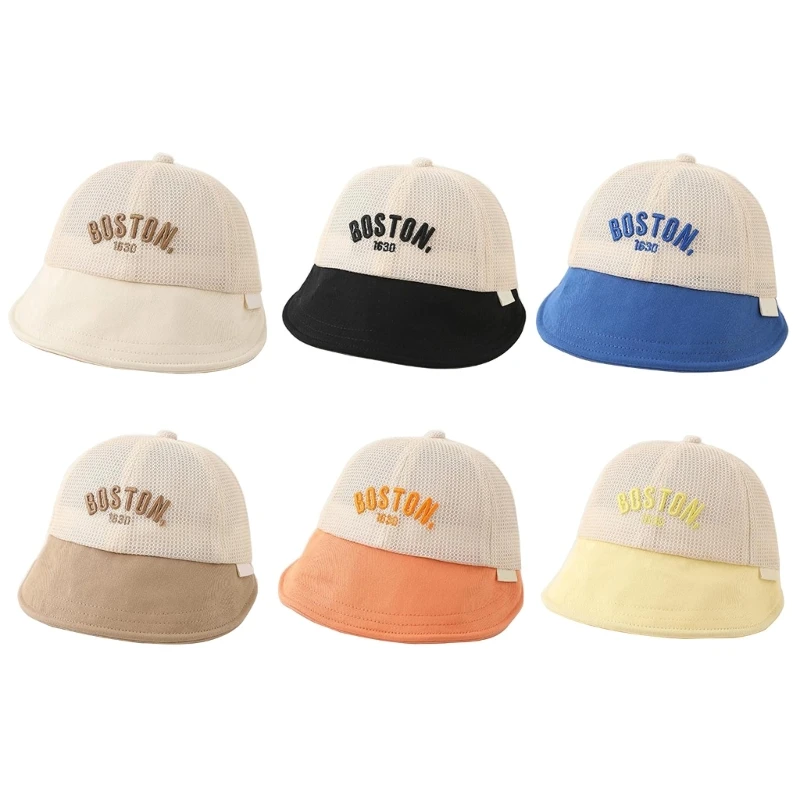 

Kids Mesh Hat Breathable Large Brim Cap Children Adjustable Outdoor Visors