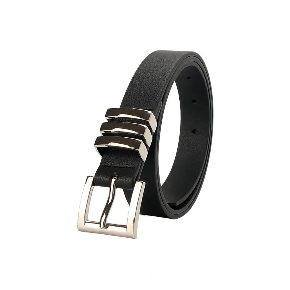 

Versatile Women Belt Stylish Women's Square Buckle Belt with Adjustable Length Multi Holes for Jeans for Versatile for Women