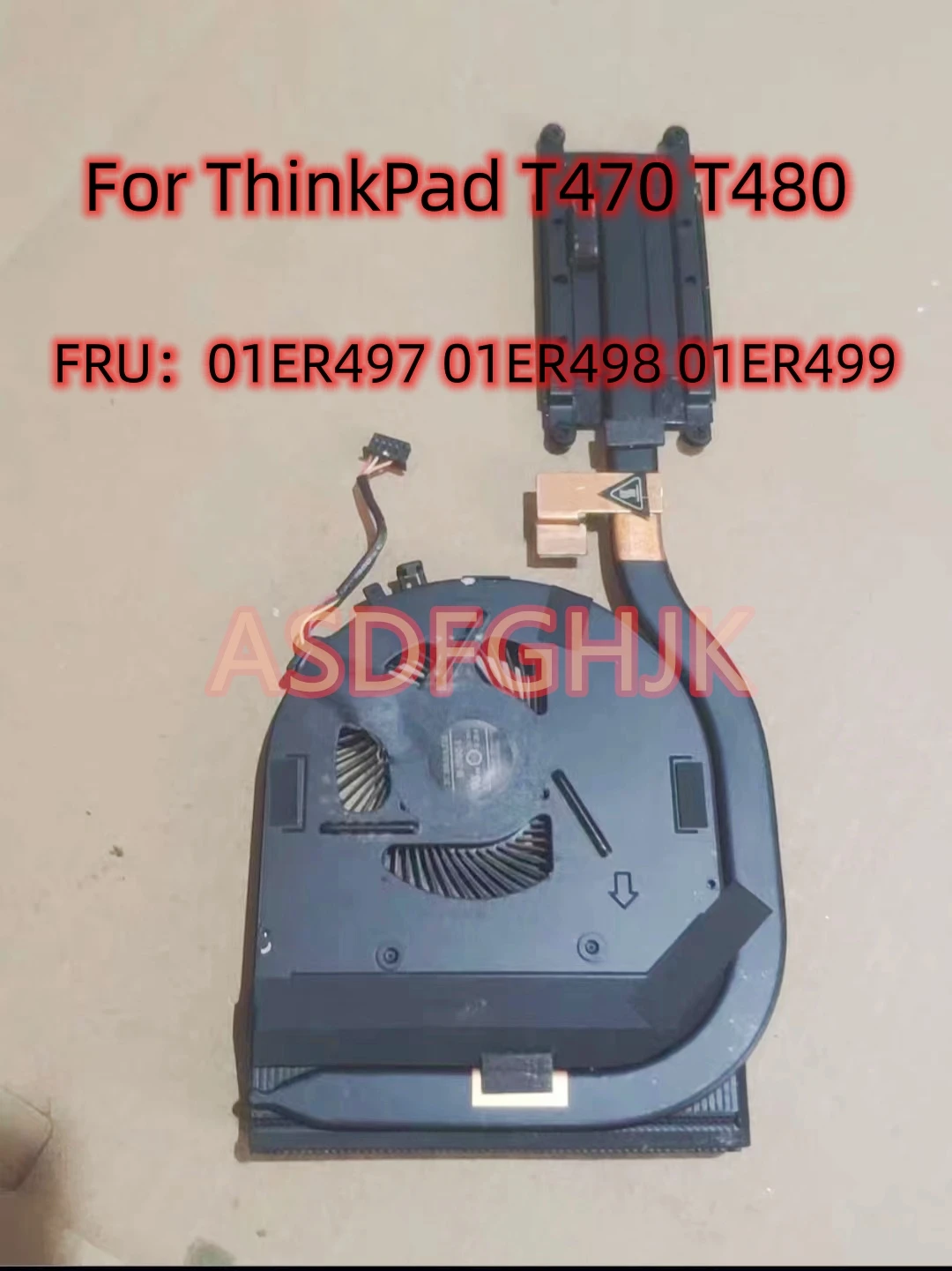 

Original For Lenovo For ThinkPad T470 T480 Laptop FRU：01ER497 01ER498 01ER499 CPU Cooling Fan Heatsink Radiator Cooler Test OK