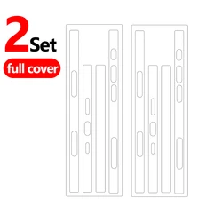 Premium EdgeGuard Screen Protector - Anti - Scratch Clear Hydrogel Film with Full Coverage Border Stickers - iPhone 17 Pro Max (2Set)