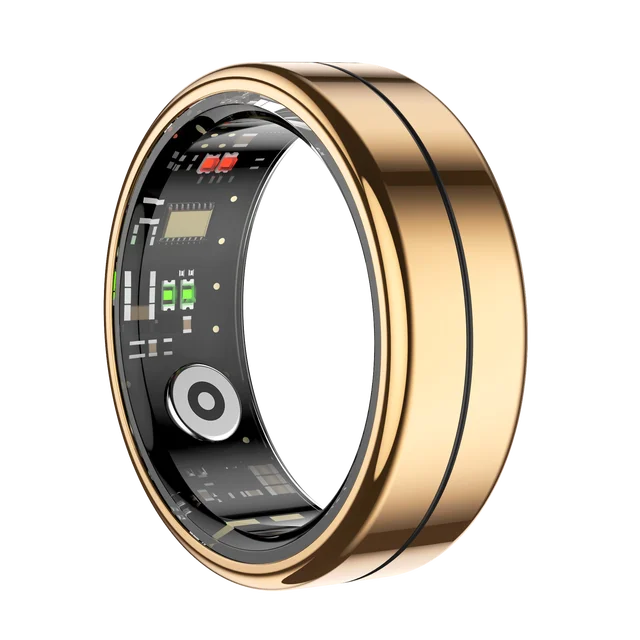 R04 Smart Ring Multifunction 5ATM Waterproof Ring Health Manager Sleep Monitor Heart Rate Blood Oxygen Monitoring For Men Women