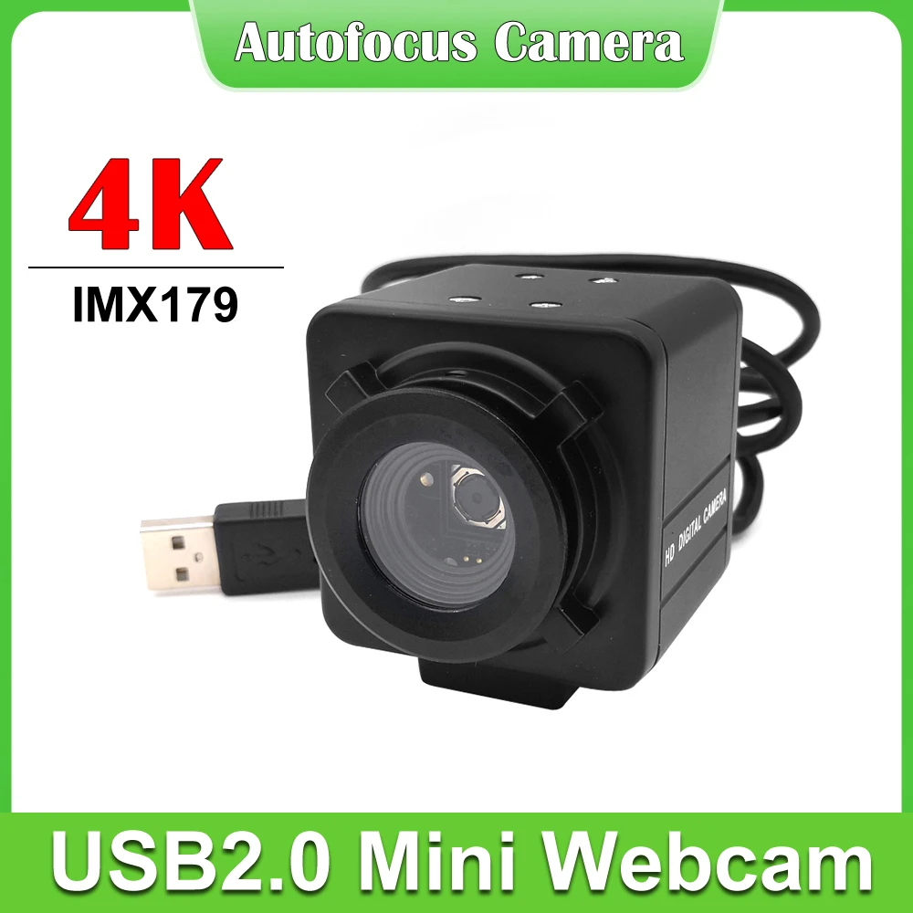 NEOCoolcam 4K Autofocus USB2.0 Webcam Mini Camera IMX179 High Speed Mjpeg 8MP No Distortion Lens For Live Video Teaching Meeting