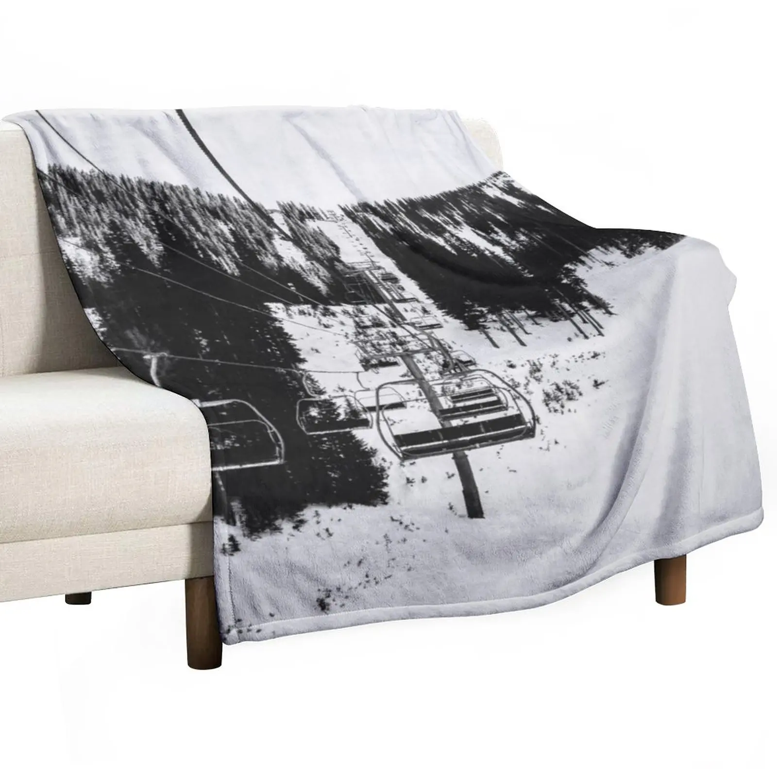 

Ski Lift Throw Blanket Soft Big Blanket Soft Bed Blankets