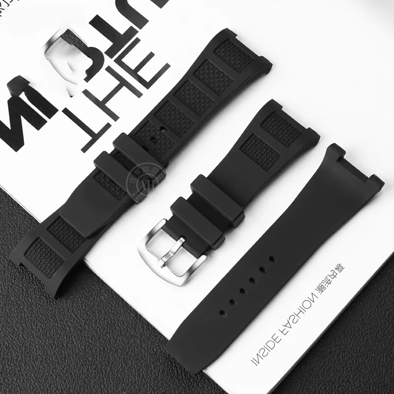 Silicone Rubber Watch Band for IWC Ingenieur Strap for Men