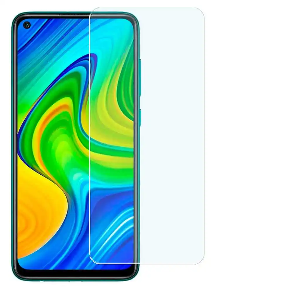 Закаленное стекло для Xiaomi Redmi Note 9 плоская 2.5D 9H защита экрана Передняя