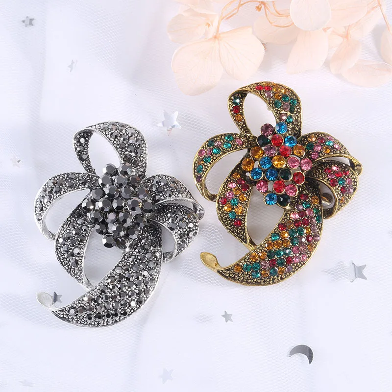 Exaggerate Sparkling Crystal Brooch Pins for Women Fashion Elegant Jewelry  Gift Badge Brooches High Quality Luxury Corsages - AliExpress