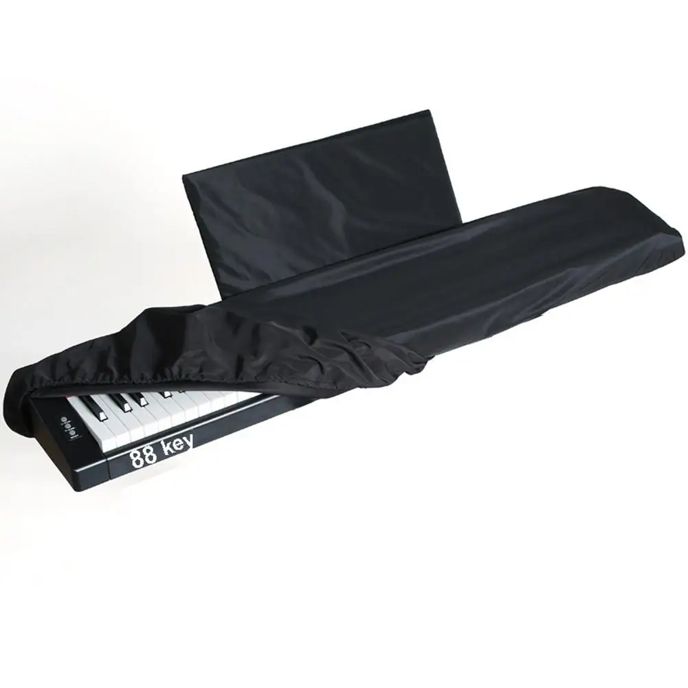 88-key Electric Piano Keyboard Dust Cover with Additional Music Sheet Stand Cover Waterproof Dustproof Piano Cloth