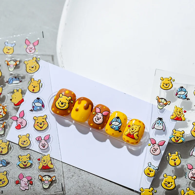 Stickers Ongles Nail Art Winnie l'Ourson et ses amis