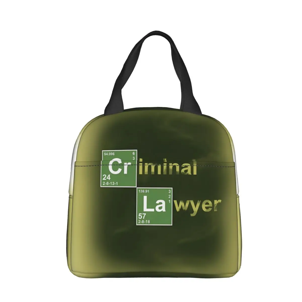 

Criminal Lawyer Lunch Bag Box Movie Breaking Bad Children Aluminum Bag Foil Portable Lunchbox